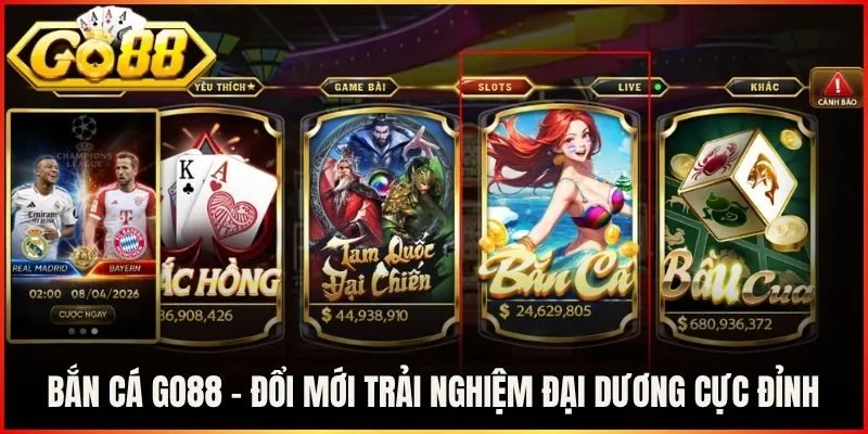 Bắn Cá Go88 - Đổi Mới Trải Nghiệm Đại Dương Cực Đỉnh