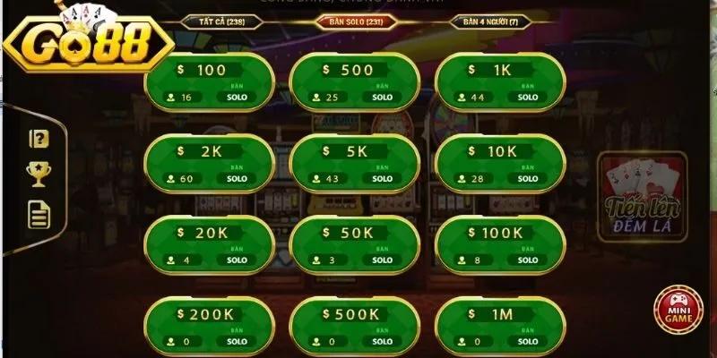 Game Bài Go88 - Thế Giới Giải Trí Đẳng Cấp Nhất 2026 11 Sunwin Các bàn chơi đều đặc sắc, nhiều cấp độ