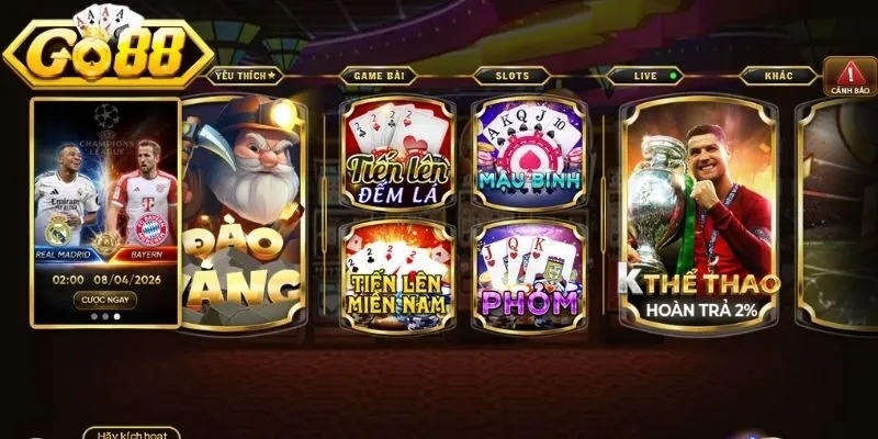 Game Bài Go88 - Thế Giới Giải Trí Đẳng Cấp Nhất 2026 12 Sunwin Nhiều game bài Go88 hay được cộng đồng yêu thích