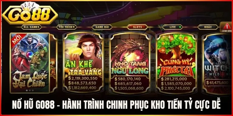 Nổ Hũ Go88 - Hành Trình Chinh Phục Kho Tiền Tỷ Cực Dễ