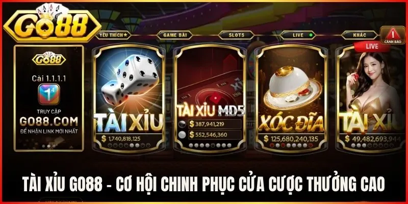 Tài Xỉu Go88 - Cơ Hội Chinh Phục Cửa Cược Thưởng Cao